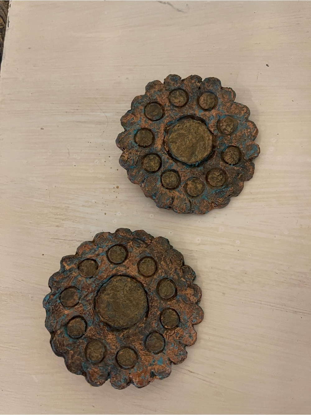 Hand made earrings for iraninan artists